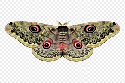 1 Saturnia sinanna Silk Moth Specimen A1 | Real Dried Moth | Large Wings for Framing & Entomology